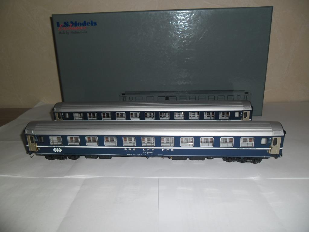 LS-MODELLEN 47218 1-2 AUTO'S SBB UIC X BCM 2e KLASSE, Overige merken, Gelijkstroom of Wisselstroom, Overige typen, Ophalen of Verzenden