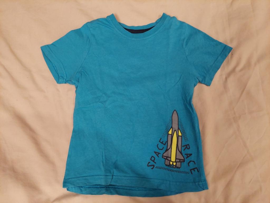 T-shirt manches courtes LUPILU 5 ans turquoise fusée, Ophalen, Autre, Jongen, Overige typen