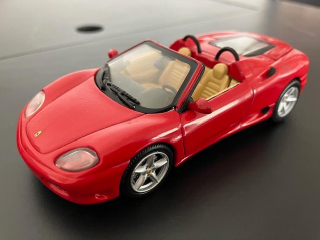 Ferrari 360 Modena Spider 1999 1/43 Hot Wheels Mattel, Ophalen, Zo goed als nieuw, Auto, Overige merken