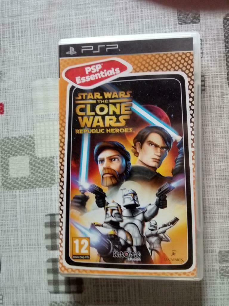 6 Games PSP (Avatar - Star wars e.a.) + tasje, Ophalen of Verzenden, Gebruikt, Overige genres