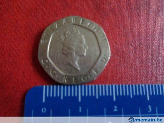 Pièce de monnaie. "Grande Bretagne".Elizabeth II 20 pence., Ophalen of Verzenden