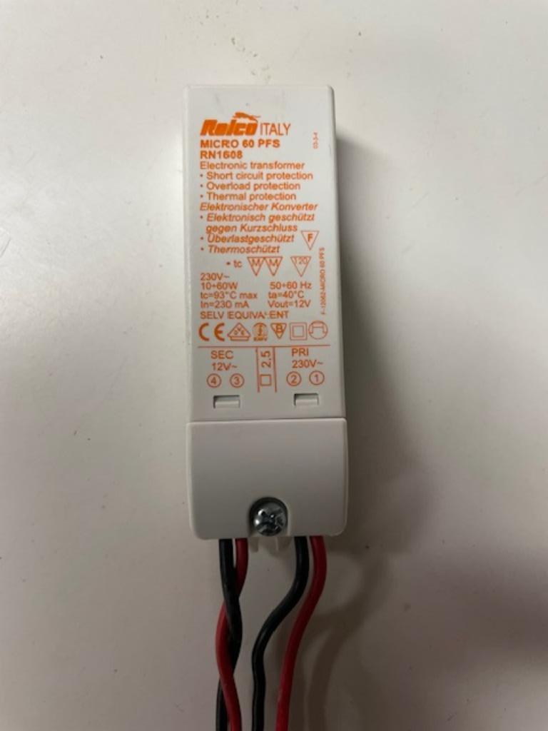 Electronic transfo 10-60 W, Enlèvement, Comme neuf, Autres types