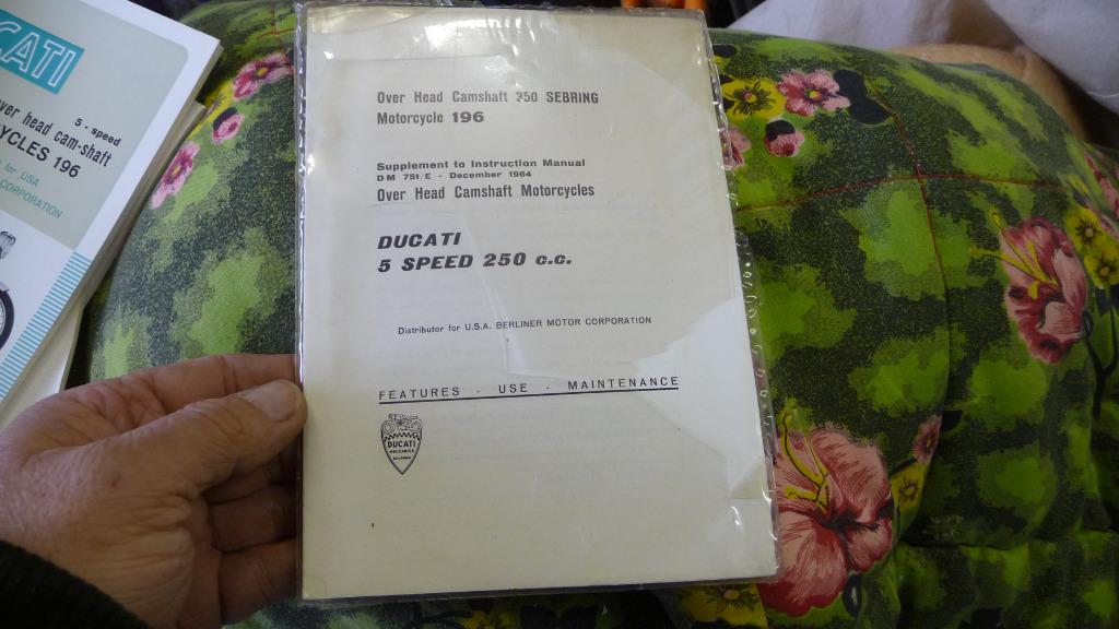 Supplement manual bevel Ducati 250 MOnza narrowcase, Motoren, Ophalen of Verzenden, Ducati