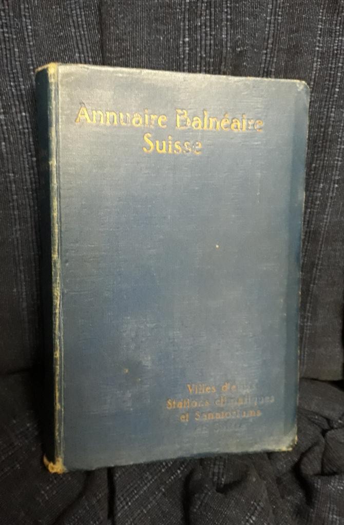 Annuaire Balnéaire Suisse 1922, Ophalen of Verzenden