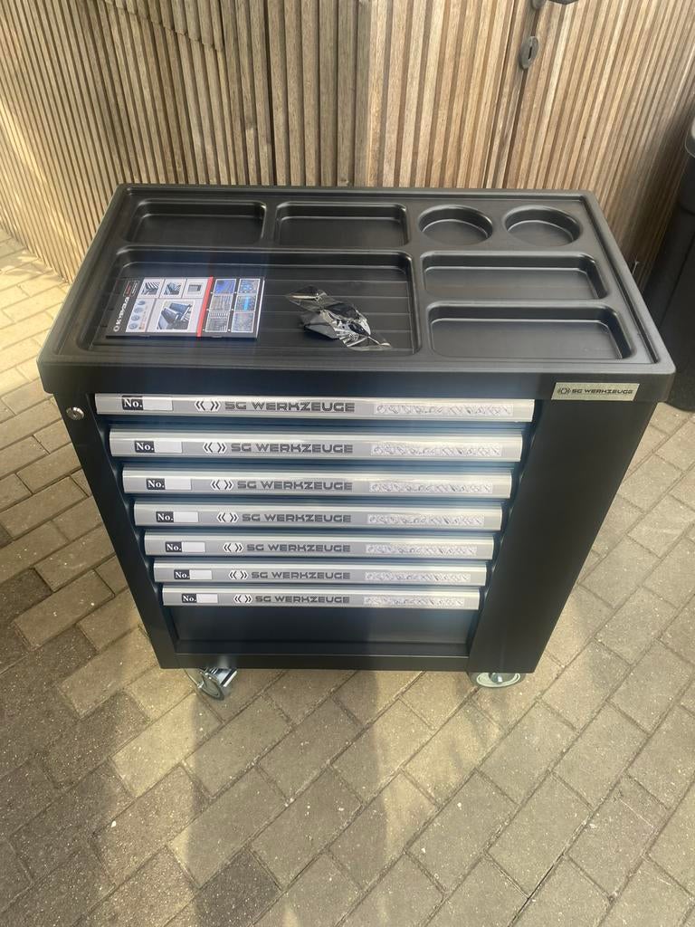 Gereedschapswagen SG, Doe-het-zelf en Bouw, Gereedschapskisten, Ophalen, Gevuld, Nieuw