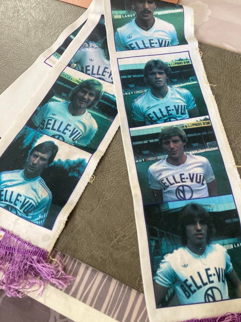 Vintage sjaal écharpe RSCA Anderlecht begin jaren 80, Ophalen of Verzenden, Gebruikt, Vaantje of Sjaal