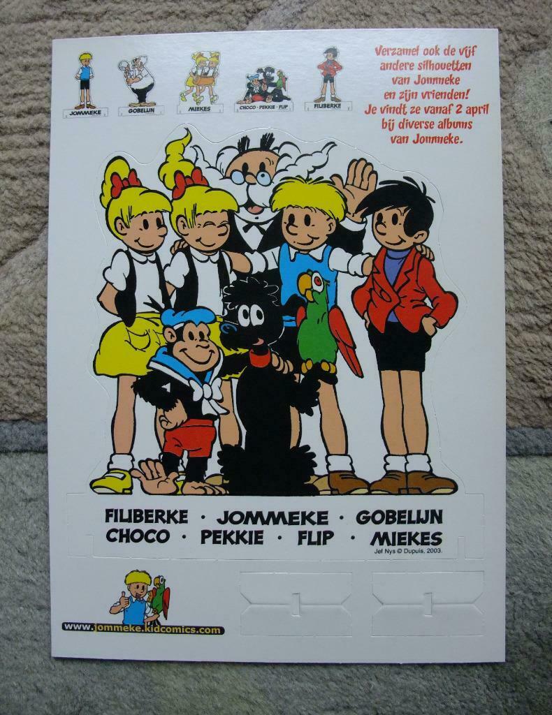 Silhouette / silhouet: Jommeke en zijn vriendjes - NIEUW!!, Ophalen of Verzenden, Nieuw