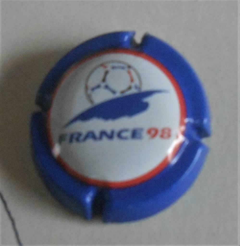 champagne capsule - voetbal Frankrijk 98, Ophalen of Verzenden, Gebruikt