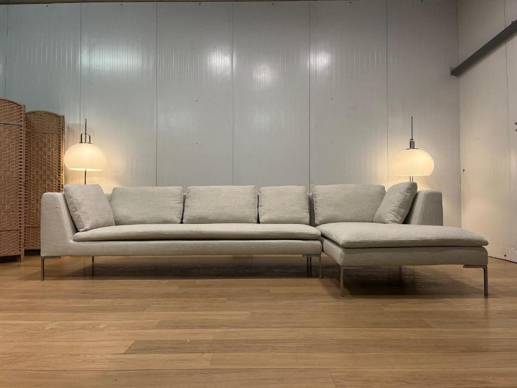 B&B Italia Charles canapé d’angle – Neuf rembourré (écru), Maison & Meubles, Neuf, Design Bankstellen B&B Italia, 150 cm ou plus