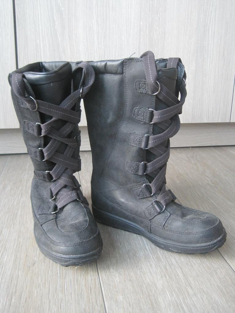 Winterlaarzen - sneeuwlaarzen maat 36 Timberland Zwart, Kinderen en Baby's, Gebruikt, Timberland, Ophalen of Verzenden, Laarzen