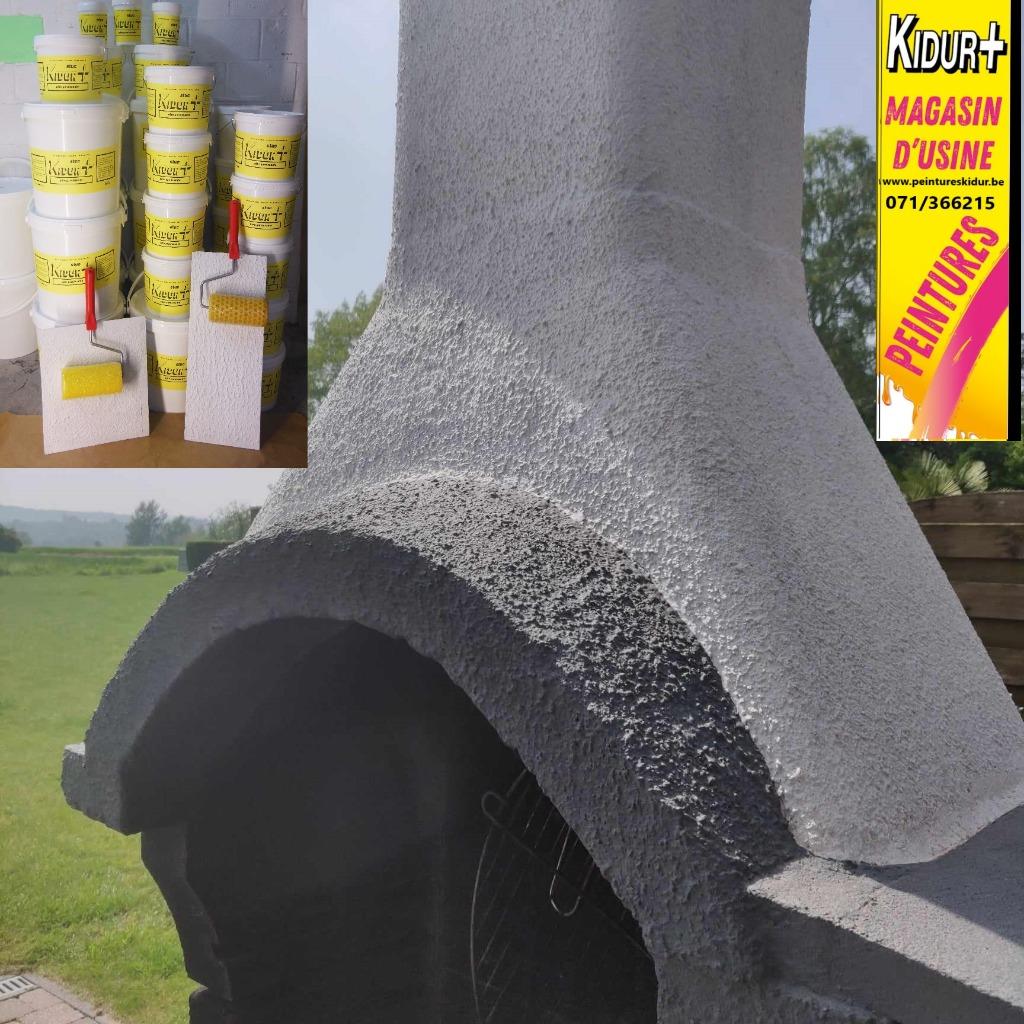 crépi/stuc protection&décoration des BBQ/façades/remises..., Enlèvement, Neuf, Blanc