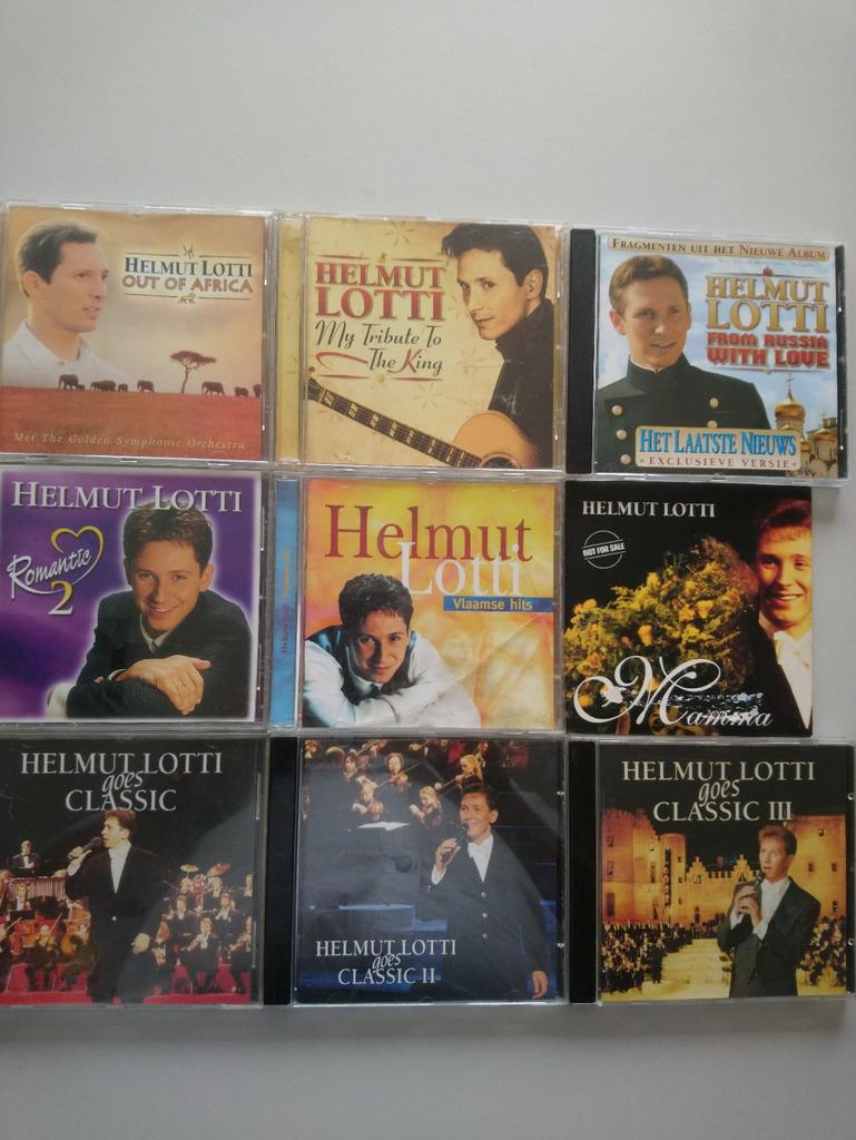 9x CD Helmut Lotti, Cd's en Dvd's, Cd's | Nederlandstalig, Ophalen, Zo goed als nieuw