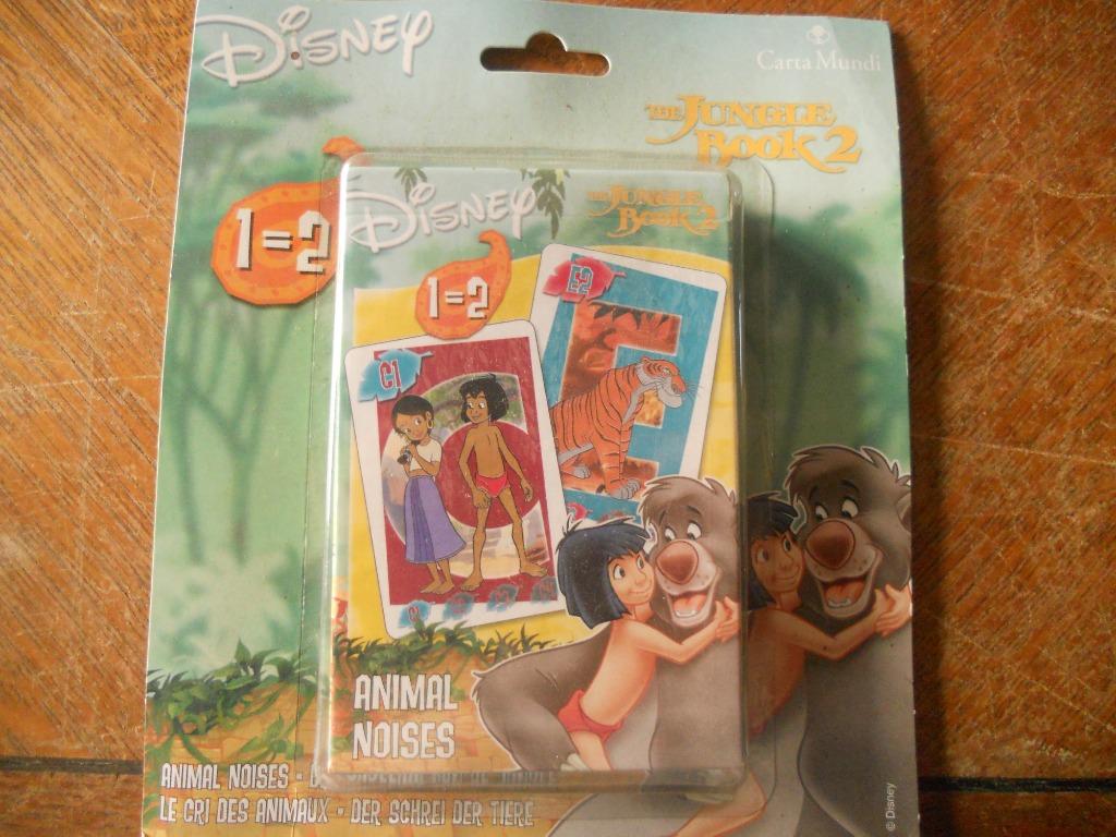 the jungle book 2  : kaartspel - jeu de cartes  : 1=2, Vijf spelers of meer, Ophalen of Verzenden, Nieuw, Carta mundi