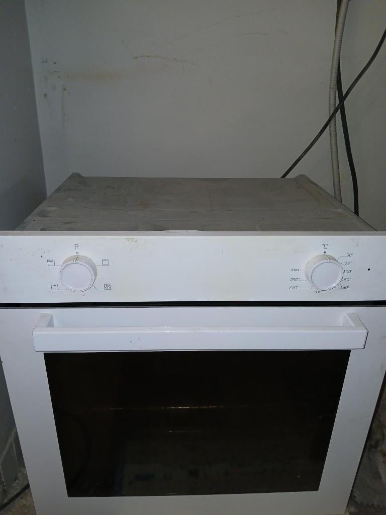 Oven wit reeds gedemonteerd, Elektronische apparatuur, Ovens, Ophalen, Gebruikt, Oven met grill, Inbouw