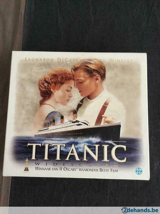 Video VHS” Titanic” collectersbox., Vanaf 12 jaar, Ophalen of Verzenden, Zo goed als nieuw, Boxset