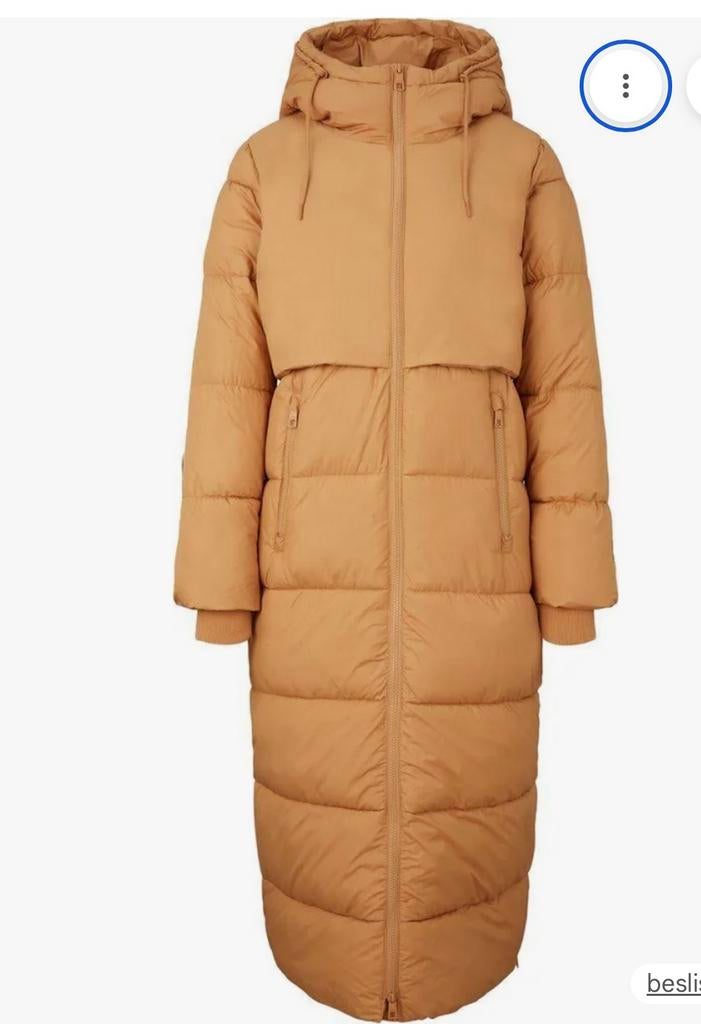 TOM TAILOR puffer coat camel (L), Kleding | Dames, Jassen | Winter, Ophalen of Verzenden, Zo goed als nieuw