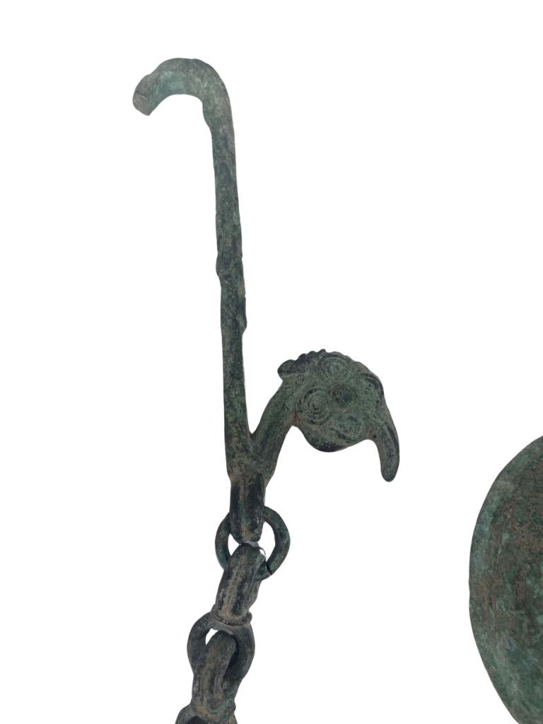 Groene bronzen ketting - Khmer-Aziatische kunst, Ophalen of Verzenden