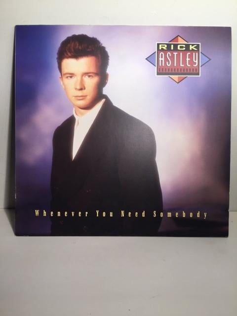 LP - Rick Astley - Whenever You Need Somebody ( Vinyl ), Ophalen of Verzenden, Zo goed als nieuw, 12 inch, Poprock