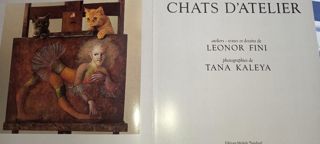 Leonor Fini Livre d'art "Atelier des chats", Enlèvement ou Envoi, Utilisé, Peinture et dessin