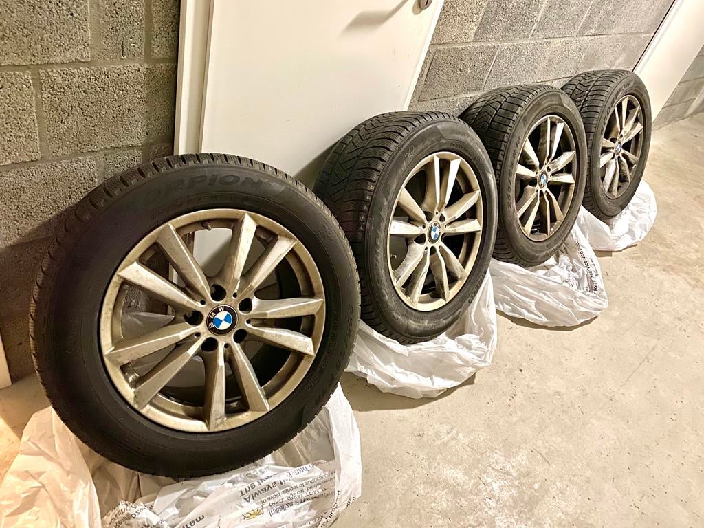 Kit Hiver Jantes 5x120 BMW X5 F15 + pneus Pirelli Scorpion, Autos : Pièces & Accessoires, Pneus hiver, 255 mm, Enlèvement, Utilisé