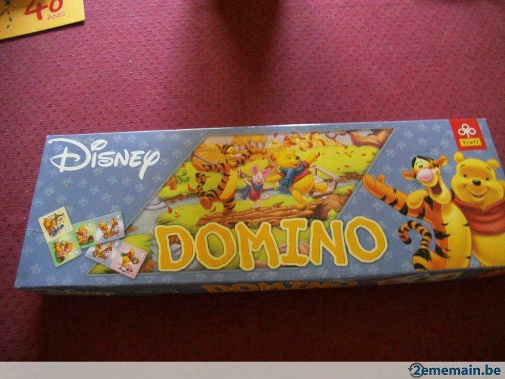 boîte de dominos winnie. 28 cartes., Envoi, Utilisé