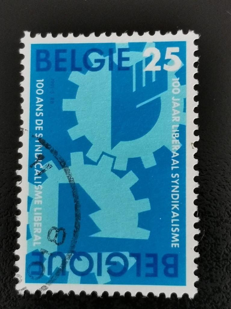 Belgique 1991 - 100 ans du mouvement syndical libéral, Enlèvement ou Envoi, Affranchi
