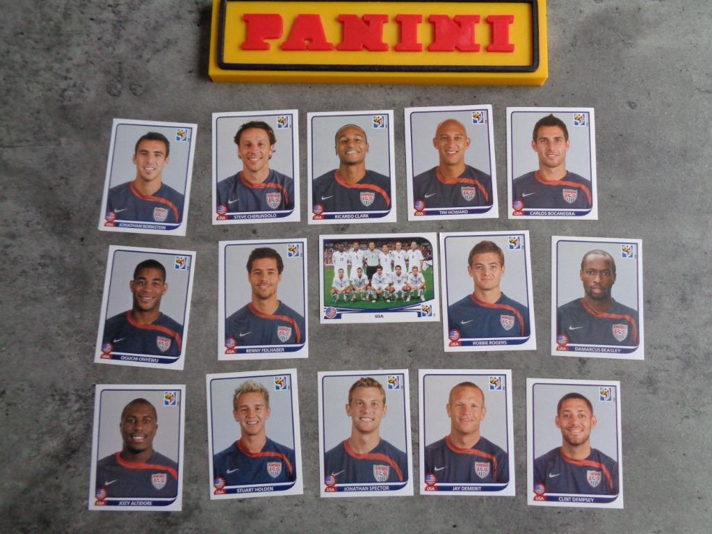 AUTOCOLLANTS DE FOOTBALL PANINI    COUPE DU MONDE 2010  15X, Envoi, Neuf, Autocollant