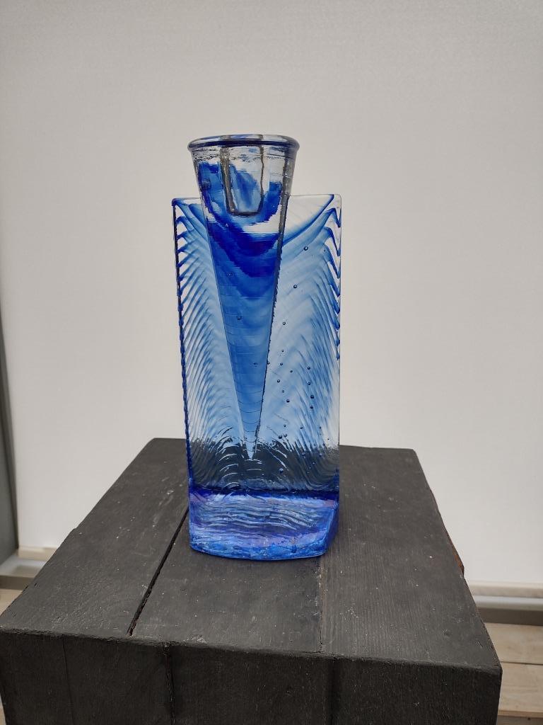 kosta boda vaas kaarshouder  kunstglas, Ophalen of Verzenden