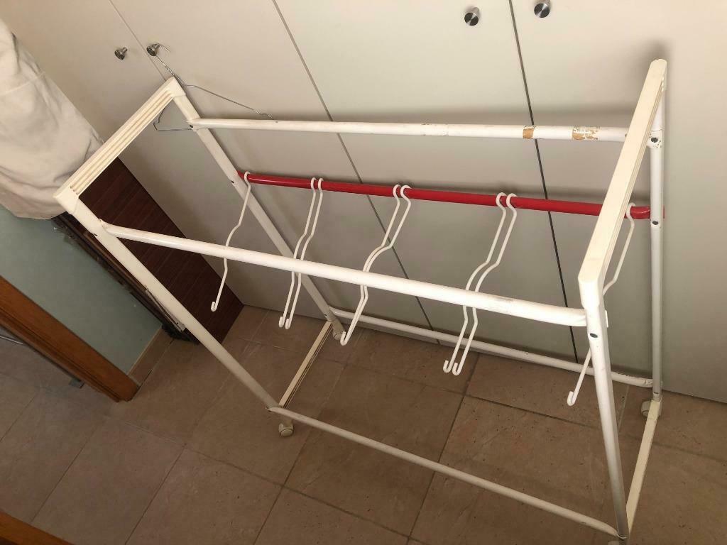 chariot-4 bacs a linge Hailo, Maison & Meubles, Salle de bain | Linge de bain & Accessoires, Utilisé, Autres types, Blanc, Enlèvement ou Envoi