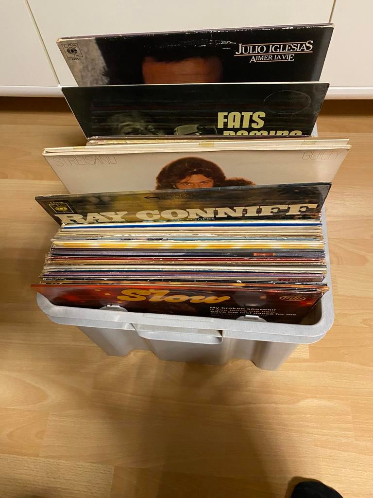 100 disques vinyles, Enlèvement, Utilisé, 12 pouces, Autres genres