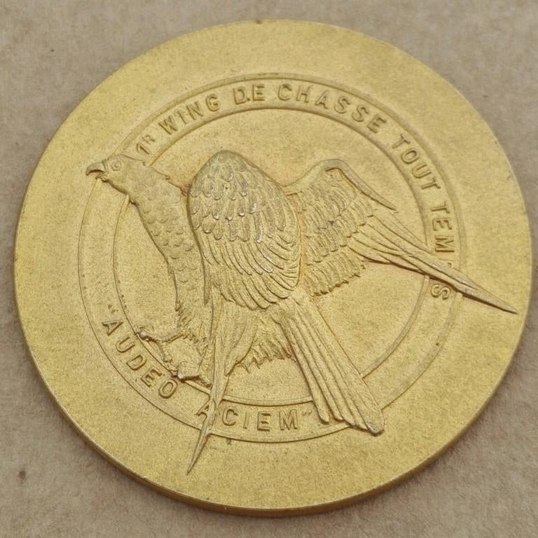 1 st Jachtwinge Medaille, Verzamelen, Ophalen of Verzenden, Luchtmacht, Embleem of Badge