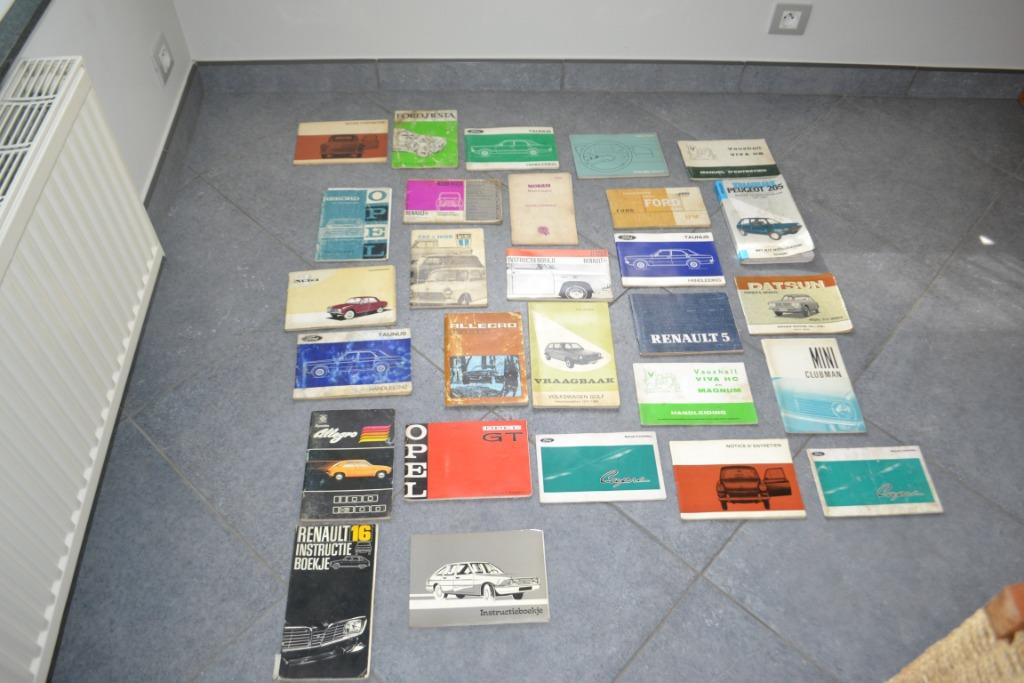 VRAAGBAKEN / INSTRUCTIEBOEKJES OLDTIMERS, Enlèvement ou Envoi