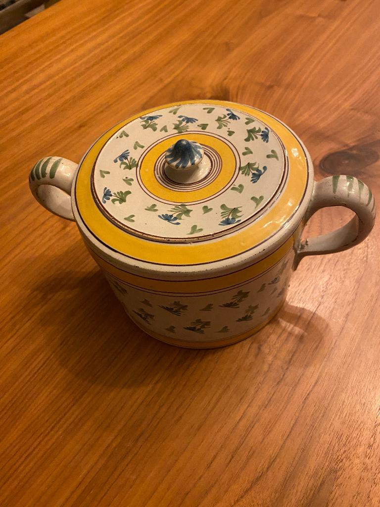 Boterpot XVIIIde eeuw faience, Enlèvement ou Envoi