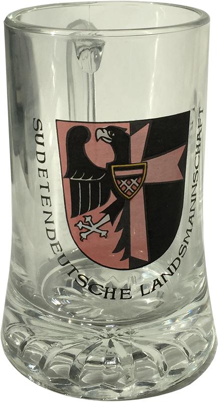 Pulpe à bière Sudetendeutschaft Landsmannschaft, Envoi, Neuf, Verre à bière
