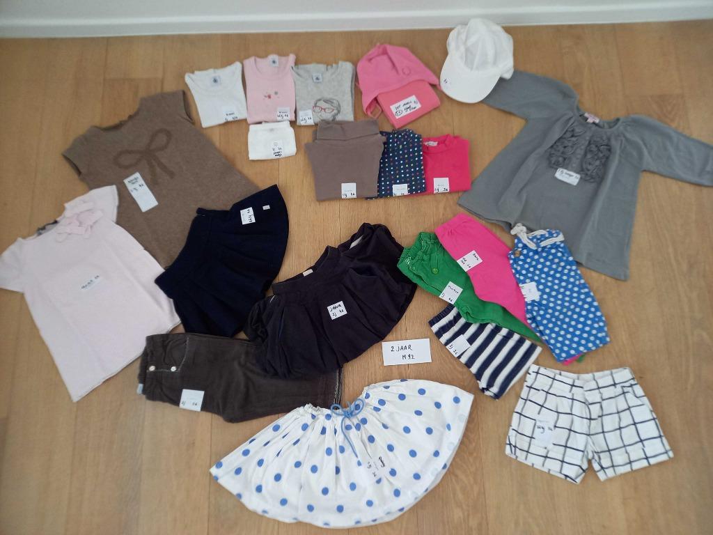 Meisjes merkkledij 2 jaar - Maat 92 Filou, Zara, P.Bateau..., Enfants & Bébés, Vêtements enfant | Taille 92, Comme neuf, Fille
