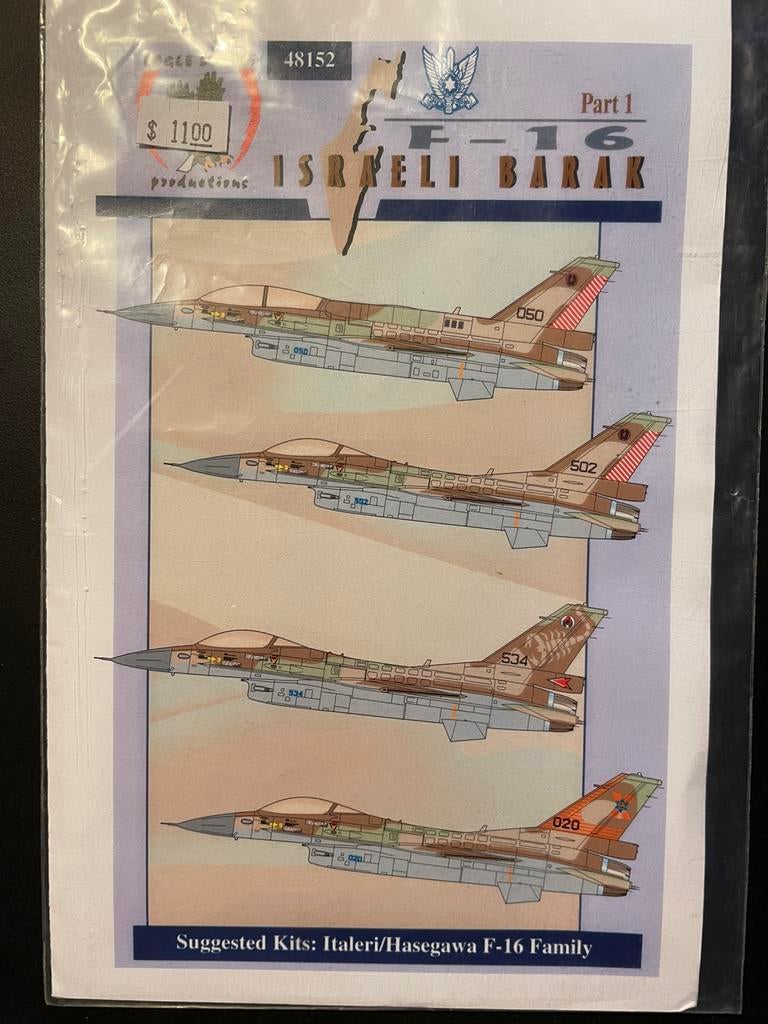 Decals Eagle Strike 48152 F16, Ophalen of Verzenden, Zo goed als nieuw