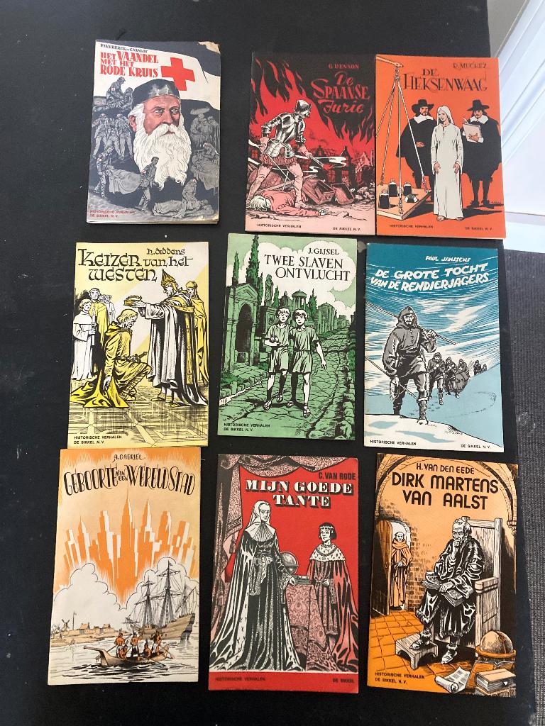 collectie boekjes 'Historische Verhalen' (uitg De Sikkel), Ophalen of Verzenden, Gelezen