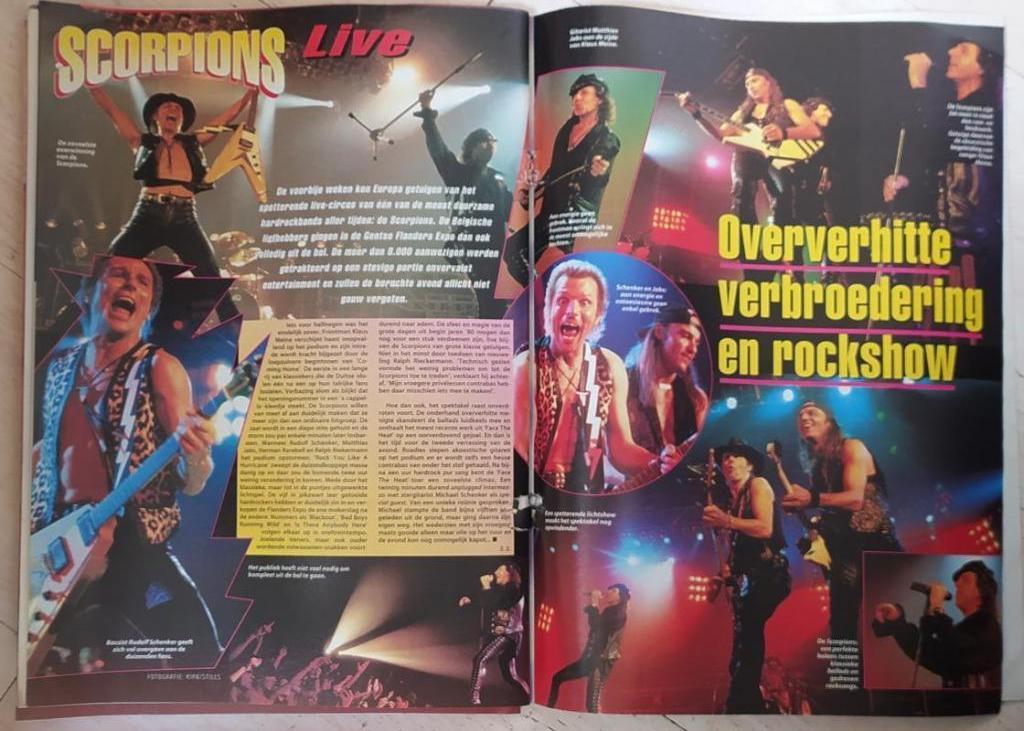 tijdschriftartikels Scorpions (Joepie), Collections, Enlèvement ou Envoi