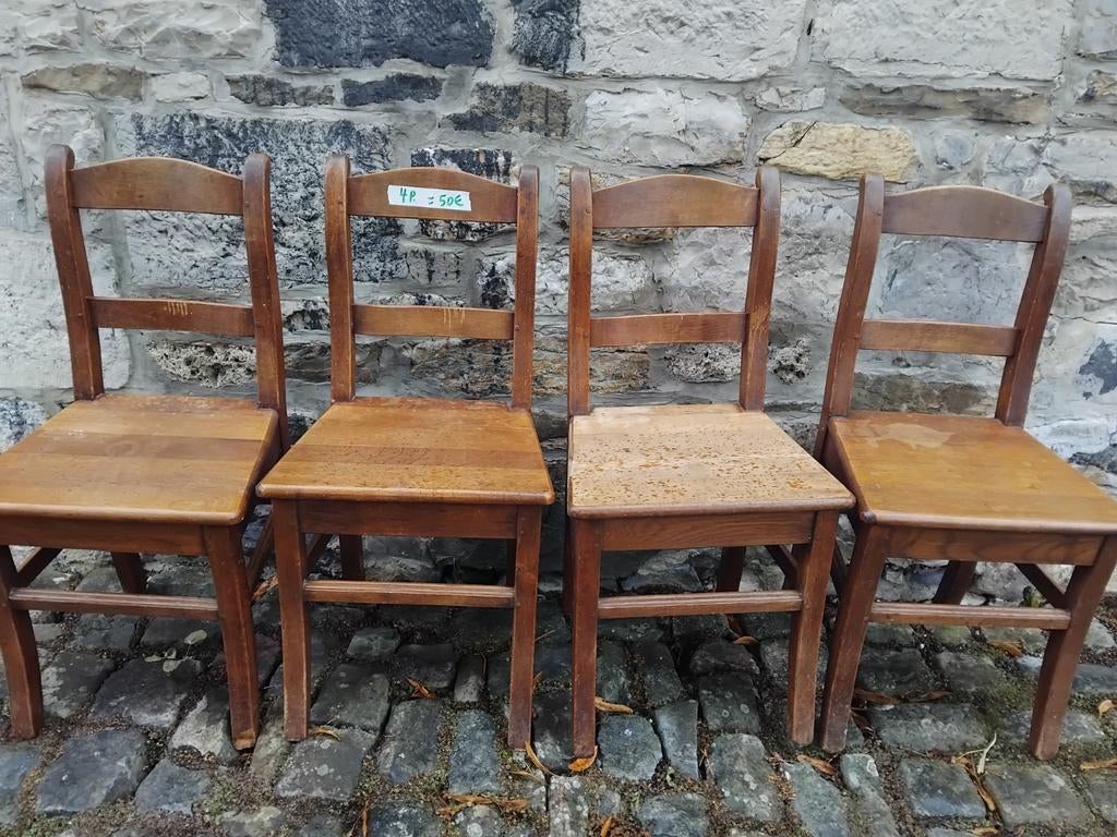 Chaises de Herve 4p., Antiquités & Art, Enlèvement