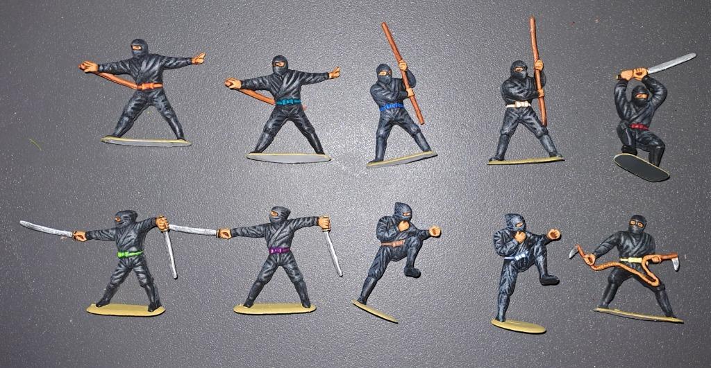 Ninjas de Hong Kong, Envoi, Comme neuf, Plus grand que 1:35, Personnage ou Figurines