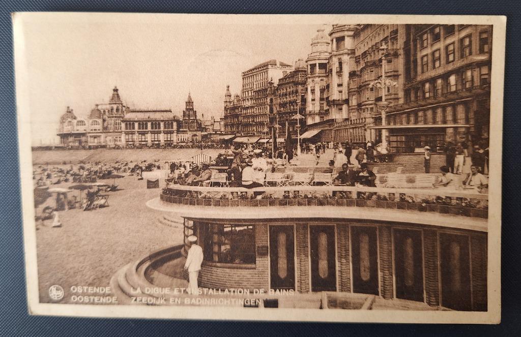 Oostende/Ostende Zeedijk/la Digue (1936), Enlèvement ou Envoi, 1920 à 1940, Affranchie, Flandre Occidentale