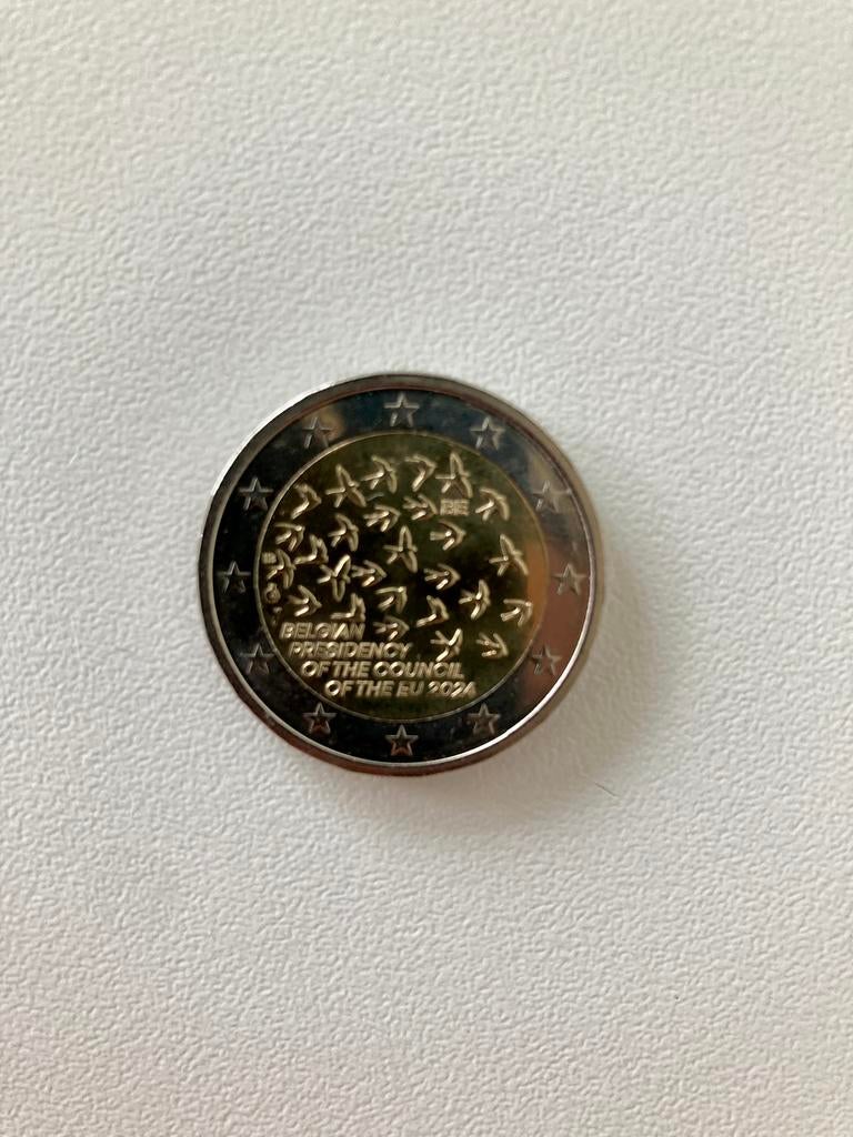 2€ munt Belgian presidency of the counsil of the EU 2024, Ophalen of Verzenden, België, 2 euro, Losse munt