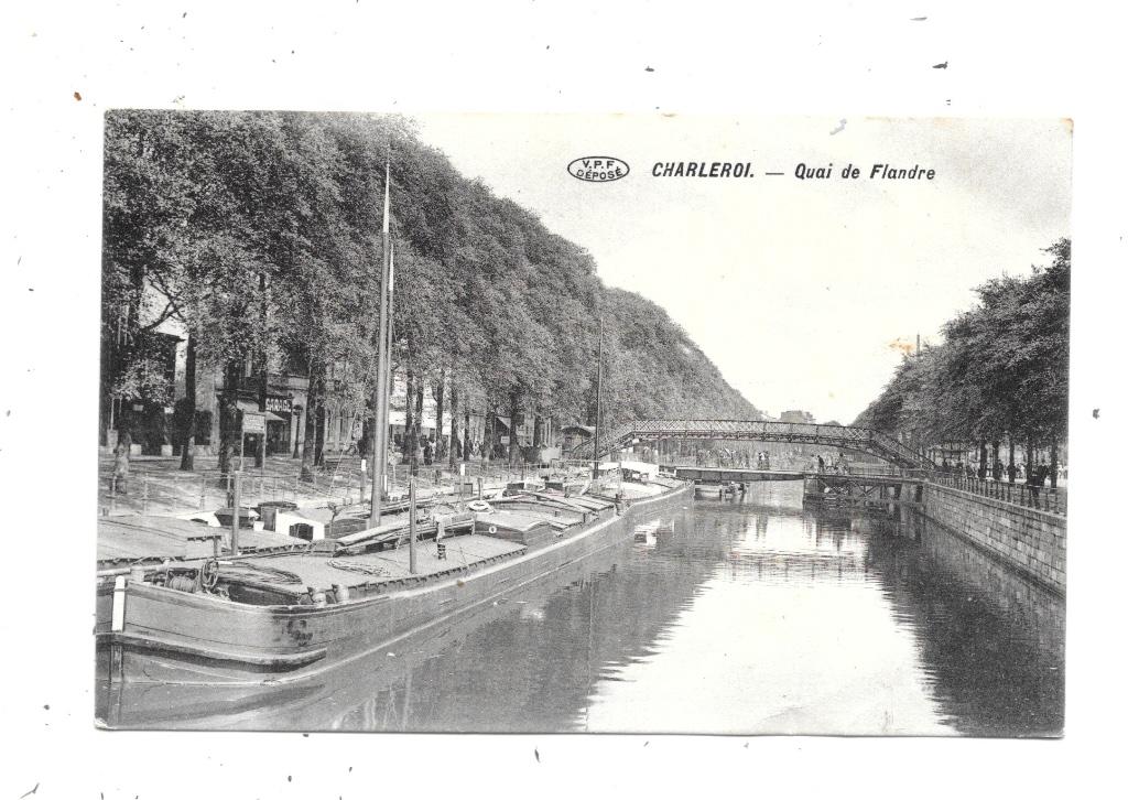 Charleroi NA816: Quai de Flandre 1912, Envoi, Avant 1920, Affranchie, Hainaut