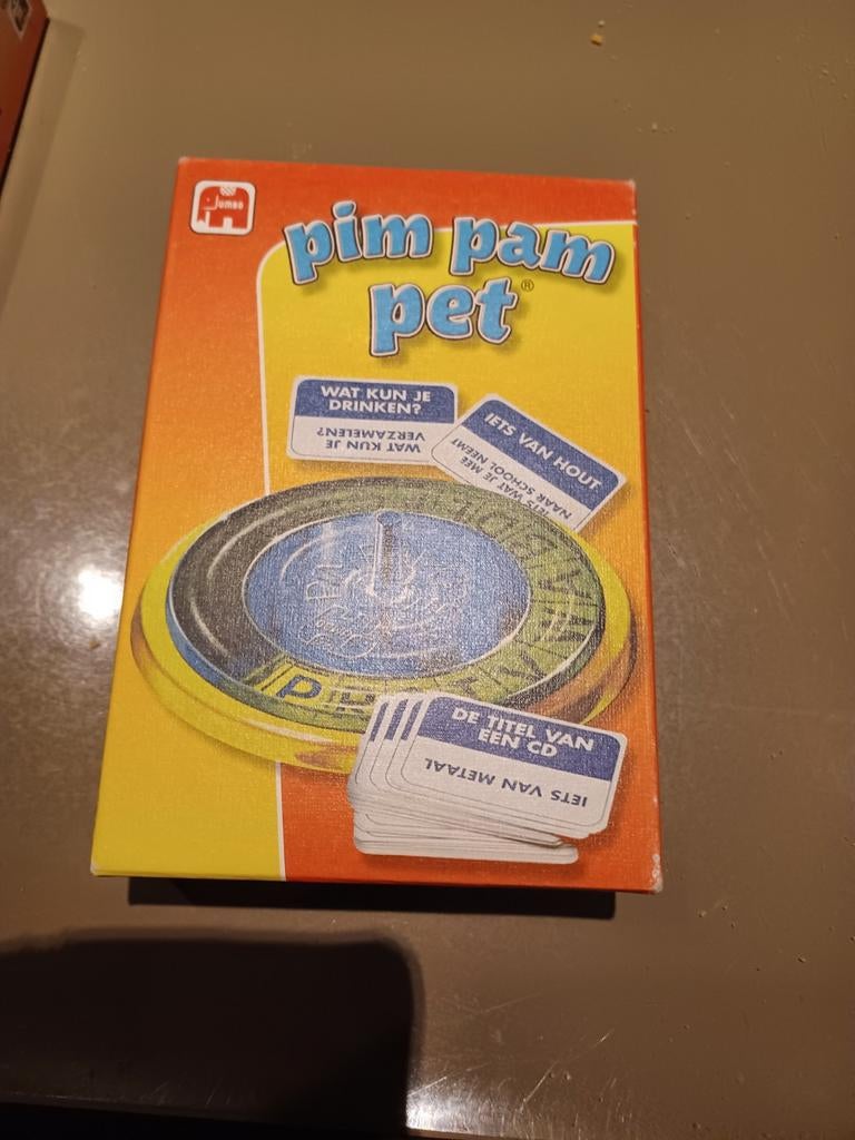 Pim pam pet spel, Hobby en Vrije tijd, Gezelschapsspellen | Overige, Ophalen of Verzenden, Zo goed als nieuw