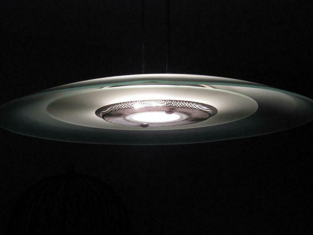 Mooie stijlvolle glazen kroonluchter (luster), Ophalen, Zo goed als nieuw