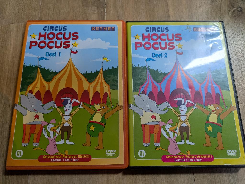 DVDs voor peuters (Hocus Pocus,, ..), Cd's en Dvd's, Ophalen, Gebruikt