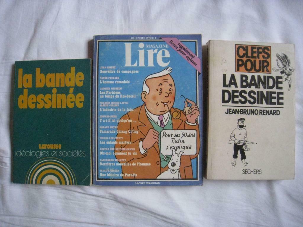etude sur bd herge tintin lot bd, Plusieurs BD, Enlèvement ou Envoi, Utilisé