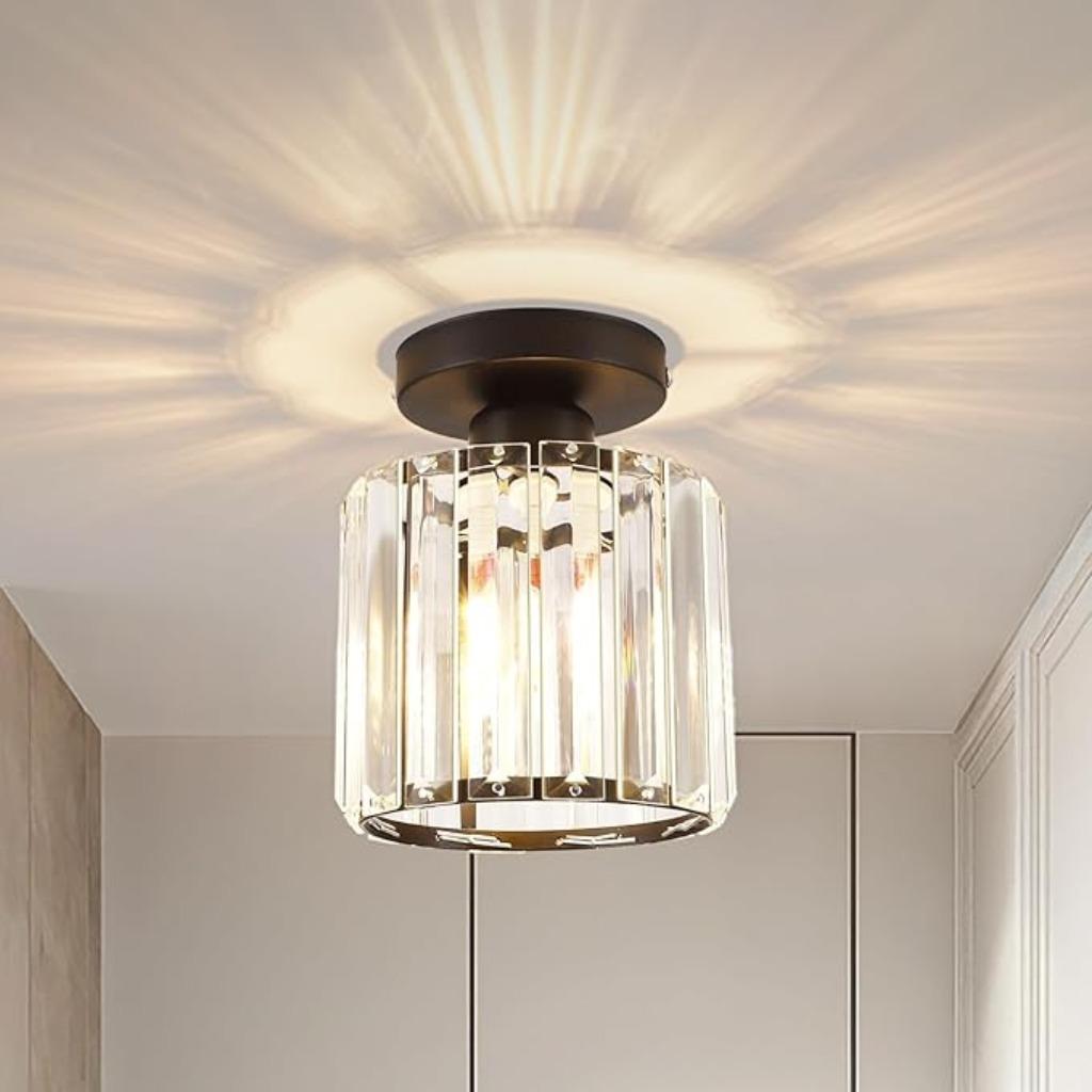 Kristallen plafondlamp dimbaar SNELLE GRATIS LEVERING, Verzenden, Nieuw, MODERN