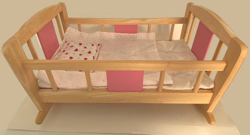 Lit en bois pour poupée, Enlèvement ou Envoi, Comme neuf, Meuble ou Kitchenette