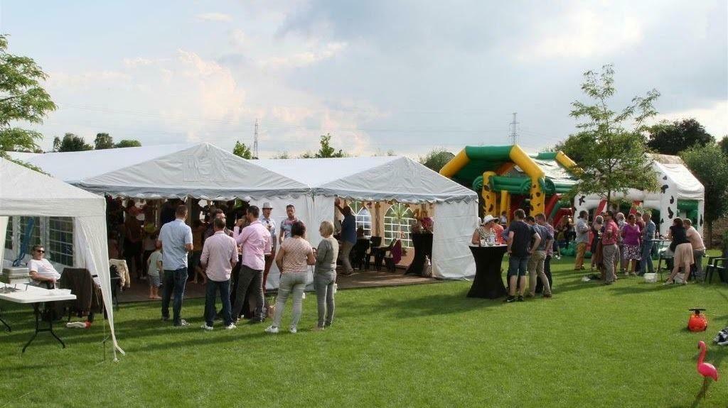 partytent en springkasteel te huur, Hobby en Vrije tijd, Ophalen of Verzenden, Gebruikt